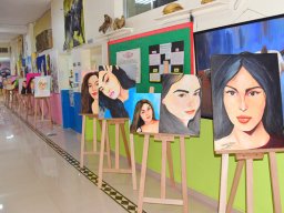 MIS Students Art display